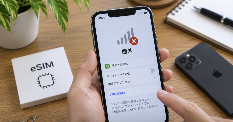eSIMが使えない…iPhone修理前に知っておきたい原因とは？
